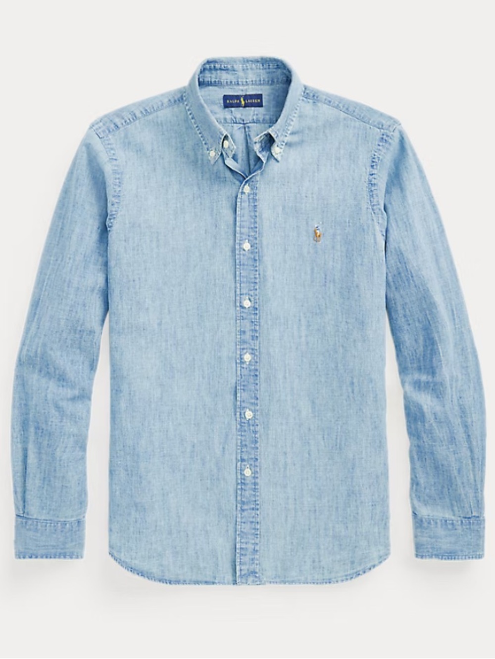 Ralph Lauren Light Blue Denim Button-Down Shirt